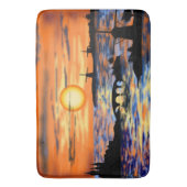 Tapis De Bain Sea Sunrise Bath Mat Pays-Bas Paysage (devant Vertical)