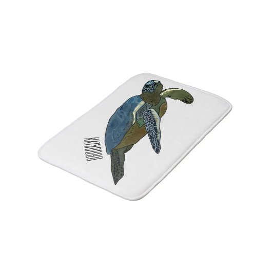 Tapis De Bain Sea turtle cartoon (Angle)