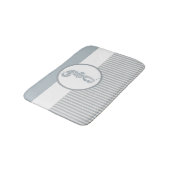 Tapis De Bain Seahorse Bleu Classique Nautique Élégant (Angle)