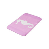 Tapis De Bain Seahorse rose (Angle)