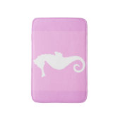 Tapis De Bain Seahorse rose (Devant (Vertical))