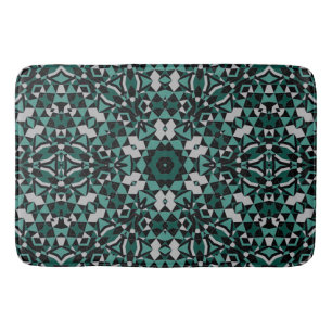 Tapis De Bain Seamless ornamental black green gray decor decorat
