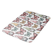 Tapis De Bain Seamless Pattern with Gnomes and Butterflies (Angle)