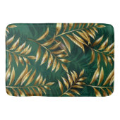 Tapis De Bain Seamless pattern with golden ferns (Devant)
