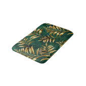 Tapis De Bain Seamless pattern with golden ferns (Angle)