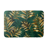 Tapis De Bain Seamless pattern with golden ferns (Devant)