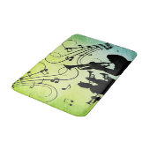 Tapis De Bain Section Trumpet Jazz Music Green (Angle)