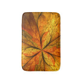Tapis De Bain Sensation d'automne, Fleur Abstraite fractale mode (Devant (Vertical))