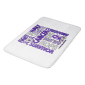 Tapis De Bain Sensibilisation à la violence familiale - Lutter c (Angle)