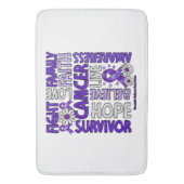 Tapis De Bain Sensibilisation à la violence familiale - Lutter c (devant Vertical)