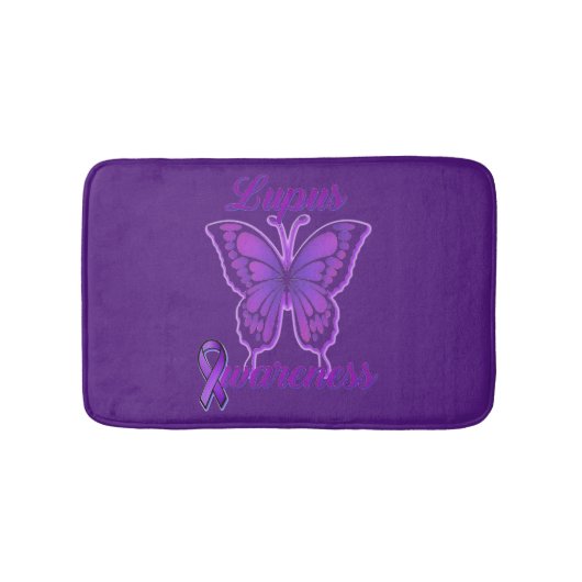 Tapis De Bain sensibilisation au lupus (Devant)