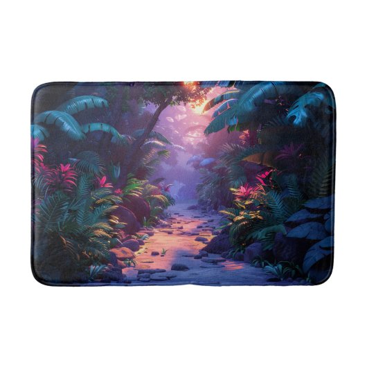Tapis De Bain Sentier tropical hawaïen (Devant)