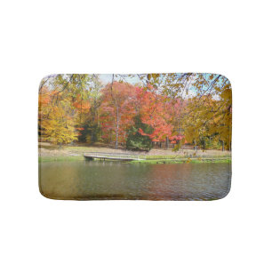 Tapis De Bain Sept sources Pont d'automne III Paysage d'automne