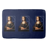 Tapis De Bain Séquence Leonardo da Vinci Mona Lisa Fibonacci (Devant)