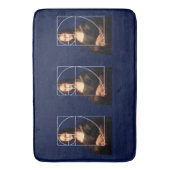 Tapis De Bain Séquence Leonardo da Vinci Mona Lisa Fibonacci (devant Vertical)