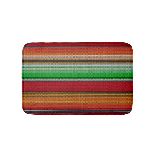 Tapis De Bain Serape mexicaine #6 (Devant)