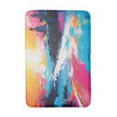 Tapis De Bain Sérénité radiante : Réflexions Abstraites sur le c (Devant (Vertical))