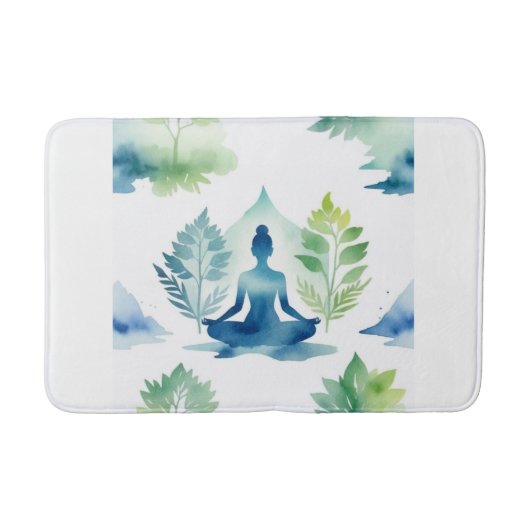 Tapis De Bain Sérénité sur Lotus (Devant)
