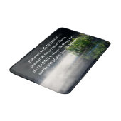 Tapis De Bain Serenity Prayer Cattails Dans Mist Inspiration (Angle)