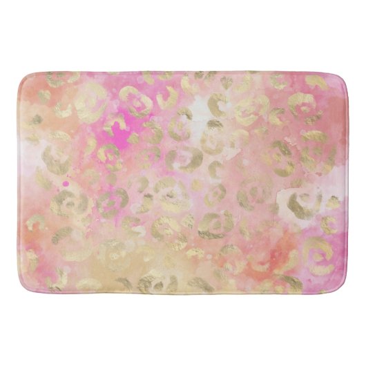 Tapis De Bain Série de peinture léopard Design 5   (Devant)