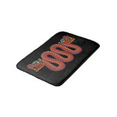Tapis De Bain serpent à deux têtes aztèque (Angle)