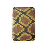 Tapis De Bain Serpent Brown et impression or (Devant (Vertical))