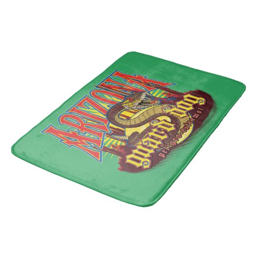 Tapis De Bain Serpent de chien de garde d'Arizona (Angle)
