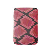 Tapis De Bain Serpent noir et rouge (Devant (Vertical))