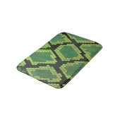 Tapis De Bain Serpent noir et vert (Angle)