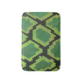 Tapis De Bain Serpent noir et vert (Devant (Vertical))