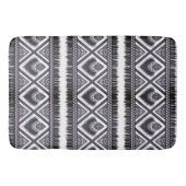 Tapis De Bain Serviette de Motif Boho Blanc Marine (Devant)