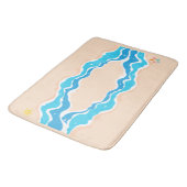 Tapis De Bain serviette de plage SANDY (Angle)