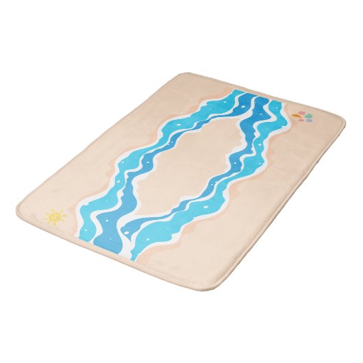 Tapis De Bain serviette de plage SANDY (Angle)