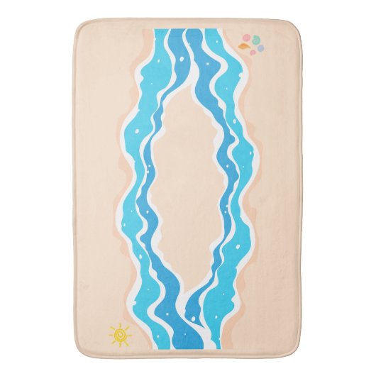 Tapis De Bain serviette de plage SANDY (devant Vertical)