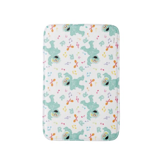 Tapis De Bain Sesame Street | Rosita Music Scribble Pattern (Devant (Vertical))