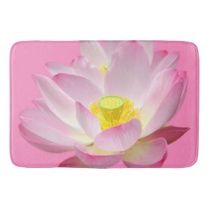 Tapis De Bain Seulement un Lotus Blossom + votre backgr. & idées