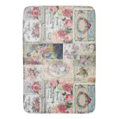 Tapis De Bain Shabby chic collage,country victorian,decoupage,mo (devant Vertical)