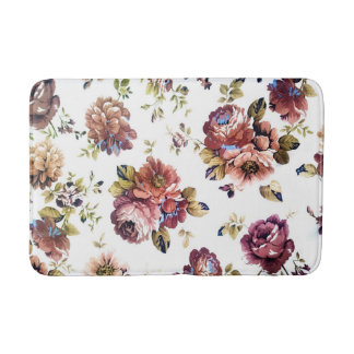 Tapis De Bain Shabby Chic Floral