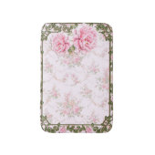 Tapis De Bain Shabby Chic Pretty Peonies (Devant (Vertical))