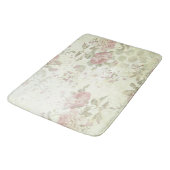 Tapis De Bain Shabby Chic Rose Rose Floral Mat (Angle)
