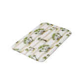 Tapis De Bain Shack tropical et paumes (Angle)