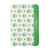 Tapis De Bain Shamrock de la fête de la St. Patrick Golden Bow G (Devant (Vertical))