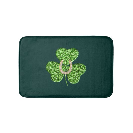 Tapis De Bain Shamrock De parties scintillant Et Chandail De Bai (Devant)