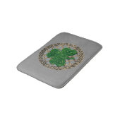 Tapis De Bain Shamrock Gris Sur Noeuds Célestes Mat Bain (Angle)