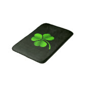 Tapis De Bain Shamrock vert sur Dark Green bmcnt (Angle)