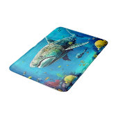 Tapis De Bain Shark Ocean Predator Art (Angle)