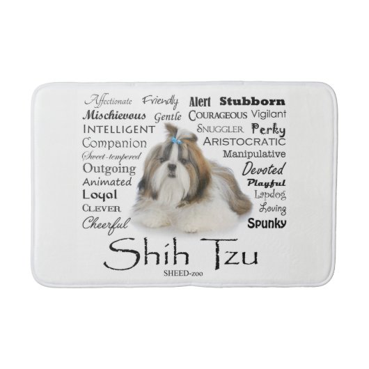 Tapis De Bain Shih Tzu Traits Bath Mat (Devant)