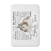Tapis De Bain Shih Tzu Traits Bath Mat (Devant (Vertical))