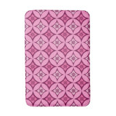 Tapis De Bain Shippo avec le motif, le rose et le Bourgogne de (Devant (Vertical))