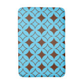 Tapis De Bain Shippo bleu et marron (Devant (Vertical))